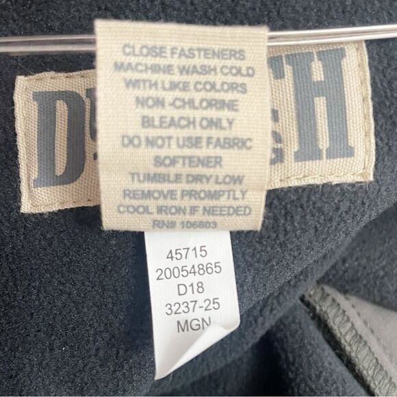 NWT Duluth Trading Co Dry on the Fly Fleece Lined Cargo Pants Olive Size XL x 30 - Picture 9 of 9